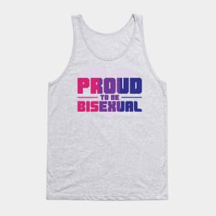 Proud to be Bisexual Tank Top